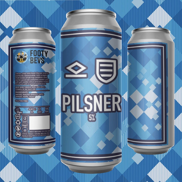 Heist X Footy Bevs | Pilsner 4 Pack